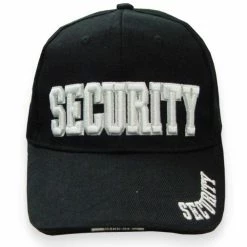 Bewild Security Baseball Hat (Black) Brimmed Hats