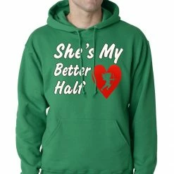 Bewild She's My Better Half Adult Hoodie