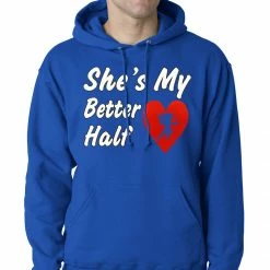 Bewild She's My Better Half Adult Hoodie