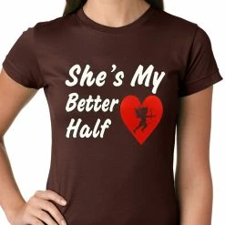 Bewild She's My Better Half Girls T-shirt