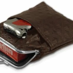 Bewild Sheer Designer Cigarette Purse With Lighter Pocket Cigarette Cases