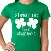 Bewild Show Me Your Shamrocks St. Patrick's Day Girls Shirts 1 Bewild Show Me Your Shamrocks St. Patrick's Day Girls Shirts