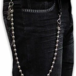 Bewild Silver Ball 30 Inch Jean & Wallet Chain Wallets & Chains