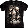 Bewild Skull Crypt Men's Big Face T-shirt