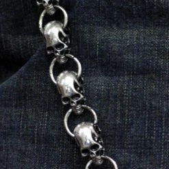 Bewild Skull Pile Chain Of Skulls 30 Inch Jean Chain 12 Bewild Skull Pile Chain Of Skulls 30 Inch Jean Chain