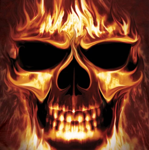 Bewild Skullfire Men's Big Face T-shirt 5 Bewild Skullfire Men's Big Face T-shirt