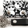 Bewild Skulls All Over Genuine Leather Chain Wallet 2 Bewild Skulls All Over Genuine Leather Chain Wallet