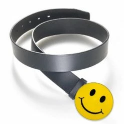 Bewild Smiley Face Belt Buckle With FREE Leather Belt