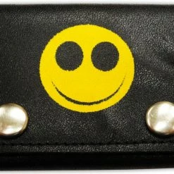 Bewild Smiley Face Genuine Leather Chain Wallet Wallets & Chains