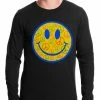 Bewild Cool Funny & Offensive Smiley Face Peace Signs All Over Thermal Shirt 2 Bewild Cool Funny & Offensive Smiley Face Peace Signs All Over Thermal Shirt