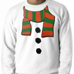 Bewild Snowman Costume Adult Crewneck Holiday Prints