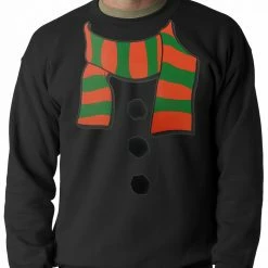 Bewild Snowman Costume Adult Crewneck Holiday Prints