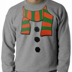 Bewild Snowman Costume Adult Crewneck Holiday Prints