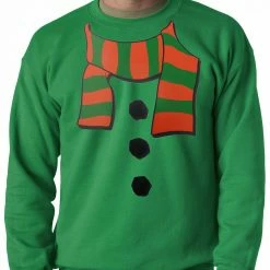 Bewild Snowman Costume Adult Crewneck Holiday Prints