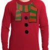 Bewild Holiday Prints Snowman Costume Thermal Shirt 1 Bewild Holiday Prints Snowman Costume Thermal Shirt