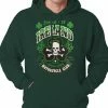 Bewild Sons Of Ireland Shamrock Skull Biker Hoodie