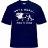 Bewild Soul Rebel Born To Roam Men's T-Shirt (Navy)