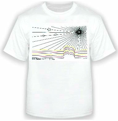 Bewild Soul Rebel Sun Burst Men's T-Shirt (White) 3 Bewild Soul Rebel Sun Burst Men's T-Shirt (White)