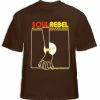 Bewild Soul Rebel Turntable T-Shirt (Brown)