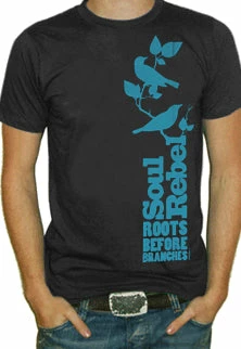 Bewild SoulRebel Roots Before Branches With Birds T-Shirt Soul Rebel