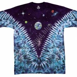 Bewild Space Top Tie Dye T-Shirt Liquid Blue