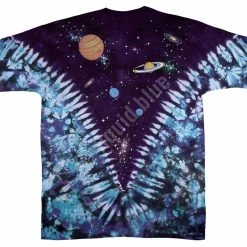 Bewild Space Top Tie Dye T-Shirt Liquid Blue