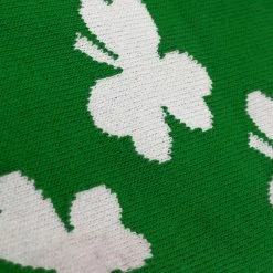 Bewild Accessories St. Patrick’s Day All Over Shamrocks Leg Warmers (Green With White Shamrocks)