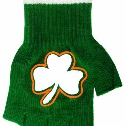 Bewild St. Patrick's Day Fingerless Shamrock Gloves (Pair) Accessories 12 Bewild St. Patrick's Day Fingerless Shamrock Gloves (Pair) Accessories