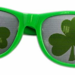 Bewild St. Patrick's Day Green Wayfarer Shamrock Sunglasses
