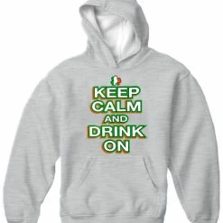 Bewild Unisex Sweatshirts & Long Sleeve St. Patrick's Day Hoodies - Keep Calm And Drink On Adult Hoodie 16 Bewild Unisex Sweatshirts & Long Sleeve St. Patrick's Day Hoodies - Keep Calm And Drink On Adult Hoodie