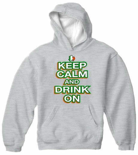 Bewild Unisex Sweatshirts & Long Sleeve St. Patrick's Day Hoodies - Keep Calm And Drink On Adult Hoodie 7 Bewild Unisex Sweatshirts & Long Sleeve St. Patrick's Day Hoodies - Keep Calm And Drink On Adult Hoodie