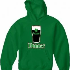 Bewild St. Patrick's Day Irish Dinner Adult Hoodie 13 Bewild St. Patrick's Day Irish Dinner Adult Hoodie