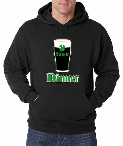 Bewild St. Patrick's Day Irish Dinner Adult Hoodie 5 Bewild St. Patrick's Day Irish Dinner Adult Hoodie