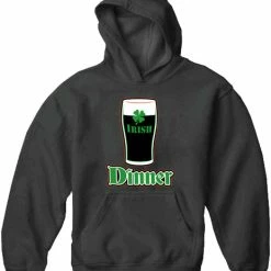Bewild St. Patrick's Day Irish Dinner Adult Hoodie 15 Bewild St. Patrick's Day Irish Dinner Adult Hoodie