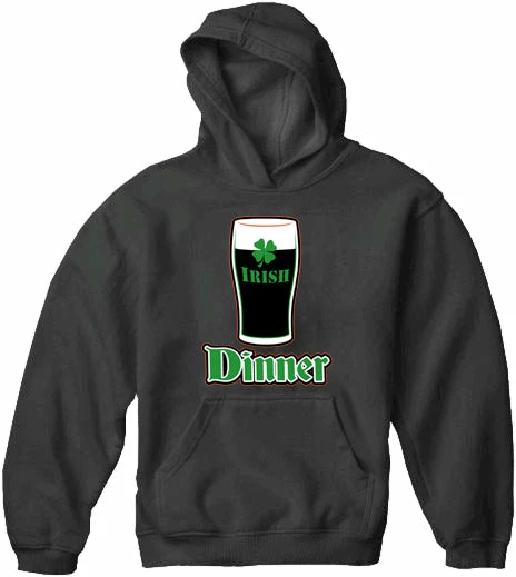 Bewild St. Patrick's Day Irish Dinner Adult Hoodie 6 Bewild St. Patrick's Day Irish Dinner Adult Hoodie