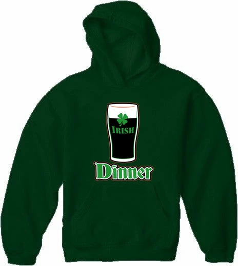 Bewild St. Patrick's Day Irish Dinner Adult Hoodie 10 Bewild St. Patrick's Day Irish Dinner Adult Hoodie