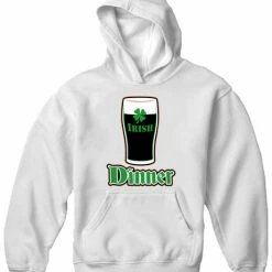 Bewild St. Patrick's Day Irish Dinner Adult Hoodie 20 Bewild St. Patrick's Day Irish Dinner Adult Hoodie