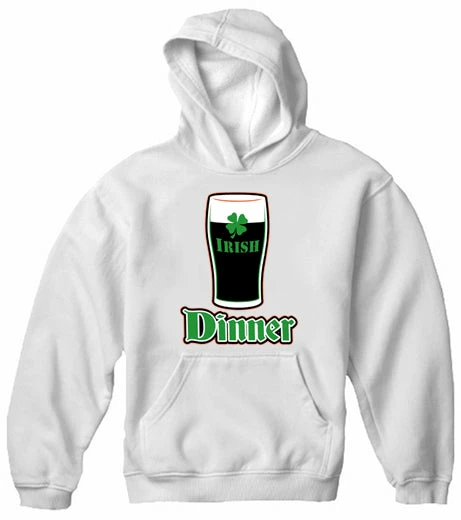 Bewild St. Patrick's Day Irish Dinner Adult Hoodie 11 Bewild St. Patrick's Day Irish Dinner Adult Hoodie