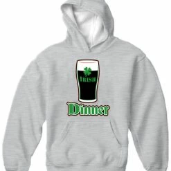 Bewild St. Patrick's Day Irish Dinner Adult Hoodie 17 Bewild St. Patrick's Day Irish Dinner Adult Hoodie