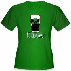 Bewild St. Patrick's Day Irish Dinner Girl's T-Shirt