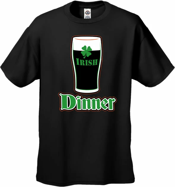 Bewild St. Patrick's Day Irish Dinner Men's T-Shirt Men's T-Shirts 5 Bewild St. Patrick's Day Irish Dinner Men's T-Shirt Men's T-Shirts