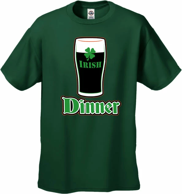 Bewild St. Patrick's Day Irish Dinner Men's T-Shirt Men's T-Shirts 7 Bewild St. Patrick's Day Irish Dinner Men's T-Shirt Men's T-Shirts