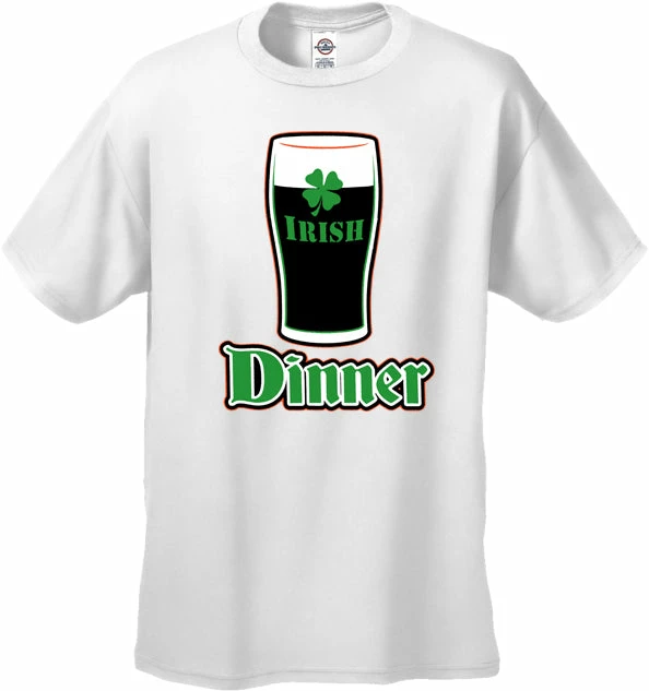 Bewild St. Patrick's Day Irish Dinner Men's T-Shirt Men's T-Shirts 8 Bewild St. Patrick's Day Irish Dinner Men's T-Shirt Men's T-Shirts