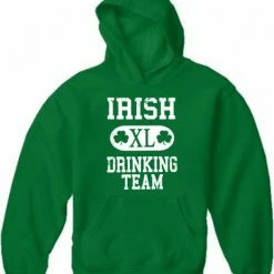Bewild Unisex Sweatshirts & Long Sleeve St. Patrick's Day Irish Drinking Team Adult Hoodie