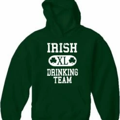 Bewild Unisex Sweatshirts & Long Sleeve St. Patrick's Day Irish Drinking Team Adult Hoodie