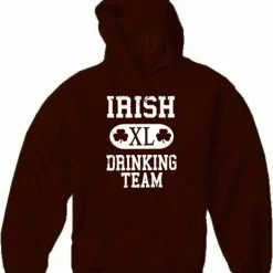 Bewild Unisex Sweatshirts & Long Sleeve St. Patrick's Day Irish Drinking Team Adult Hoodie