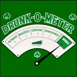 Bewild St.Patrick's Day - Irish Drunk -o- Meter Hoodie