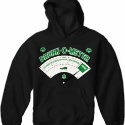 Bewild St.Patrick's Day - Irish Drunk -o- Meter Hoodie