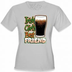 Bewild St. Patrick's Day Irish Girl's Best Friend Girl's T-Shirt Women's T-Shirts