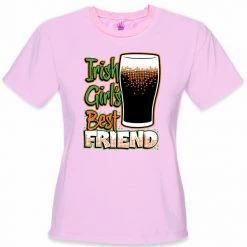 Bewild St. Patrick's Day Irish Girl's Best Friend Girl's T-Shirt Women's T-Shirts